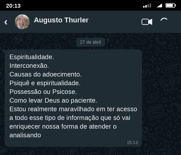 Depoimento de Augusto Thurler