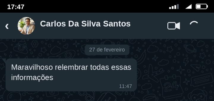 Depoimento de Carlos da Silva Santos