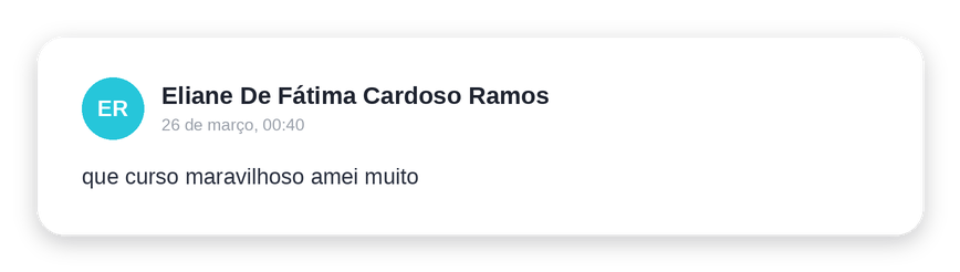 Depoimento de Eliane de Fátima Cardoso Ramos